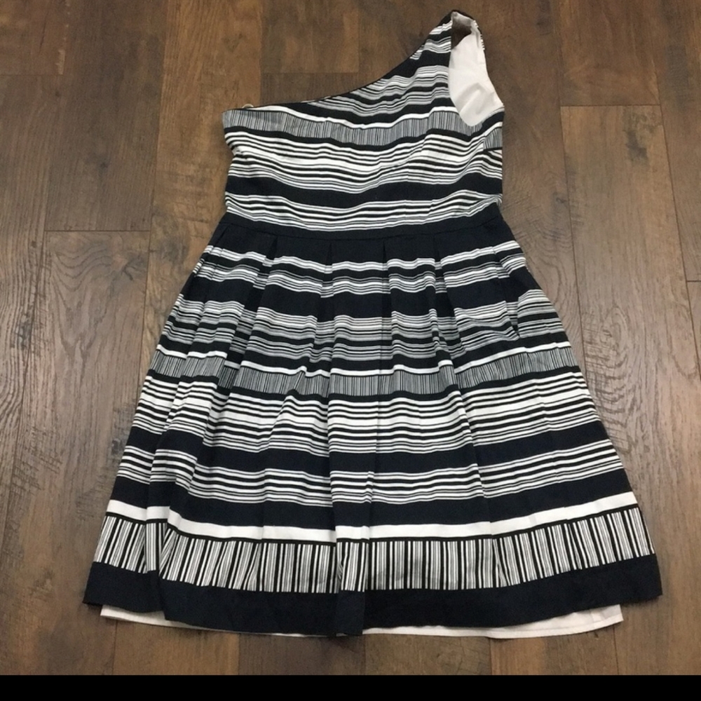 White House Black Market one shoulder dress